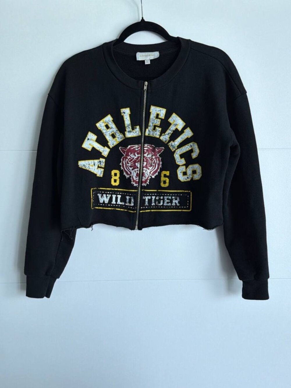 Altered Dreams Athletic Zip Sweatshirt | Womens (Size XS) | Black